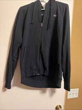 Under Armour Black Zip-Up Hoodie with Hood